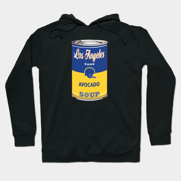 LA Rams Soup Can Hoodie by Rad Love